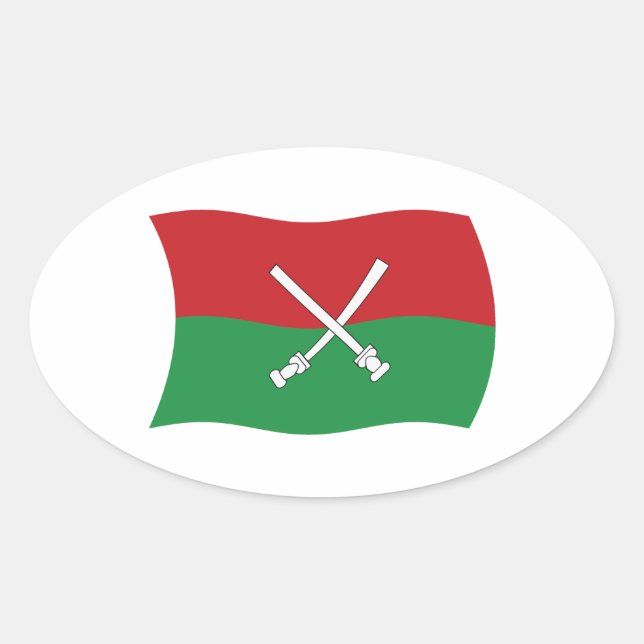 Hainan Li & Miao Flag Sticker (Front)