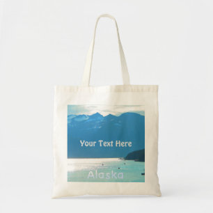 Haines, Alaska Blue Tote Bag