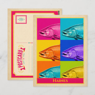 Haines Postcard Alaska Salmon Vintage
