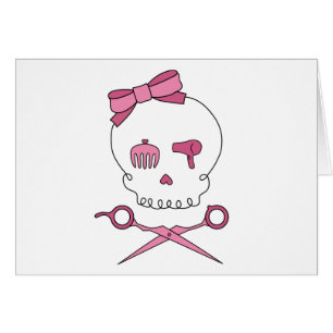 Hair Accessory Skull & Scissor Crossbones