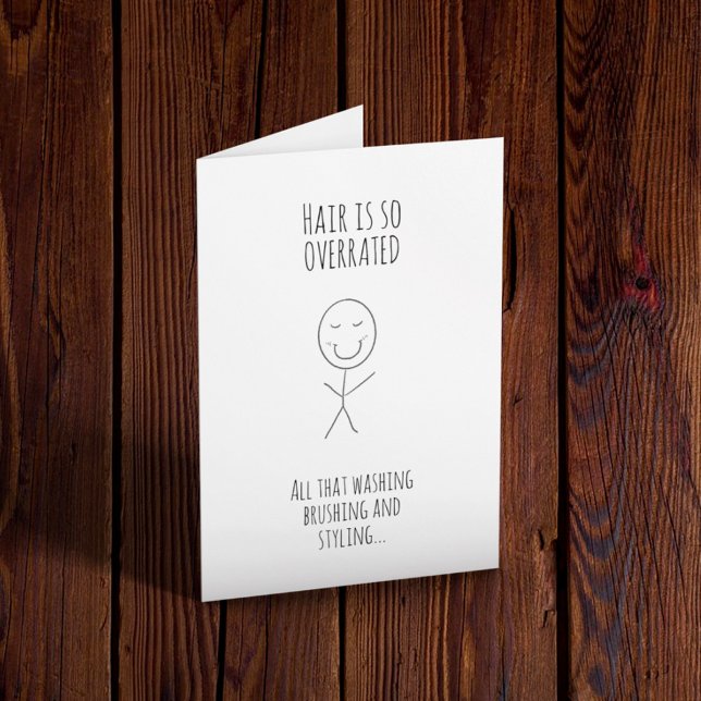 Hair After Chemo Funny Card (Creator Uploaded)