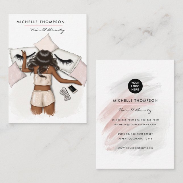Hair and Beauty Business Card (Front/Back)