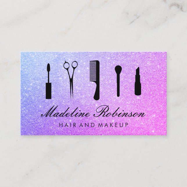 Hair and Makeup Glitter Appointment (Front)