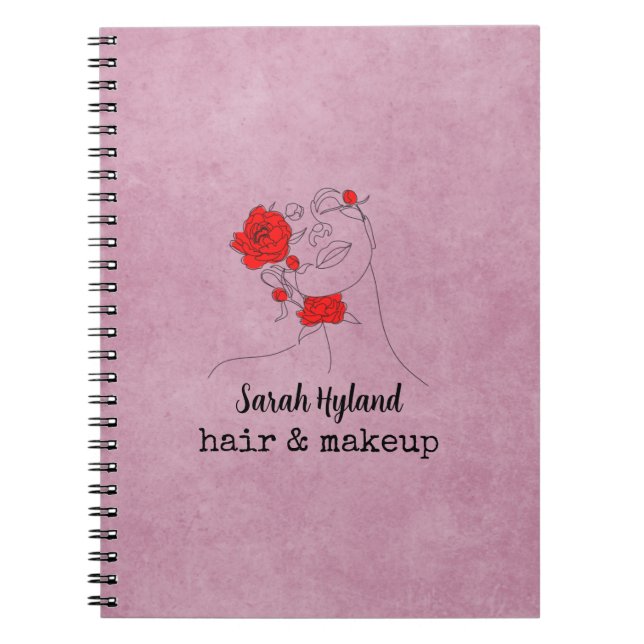 Hair and makeup notebook (Front)