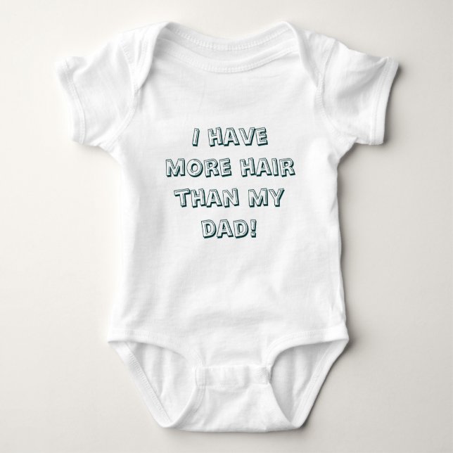 Hair Baby Bodysuit (Front)