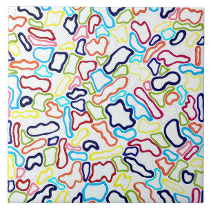 Hair Bands 6 x 6 Ceramic Tile