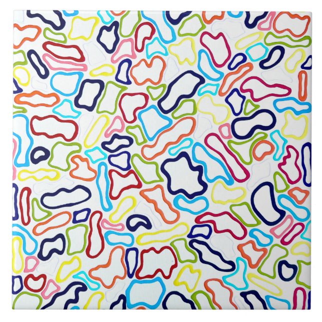 Hair Bands 6 x 6 Ceramic Tile (Front)