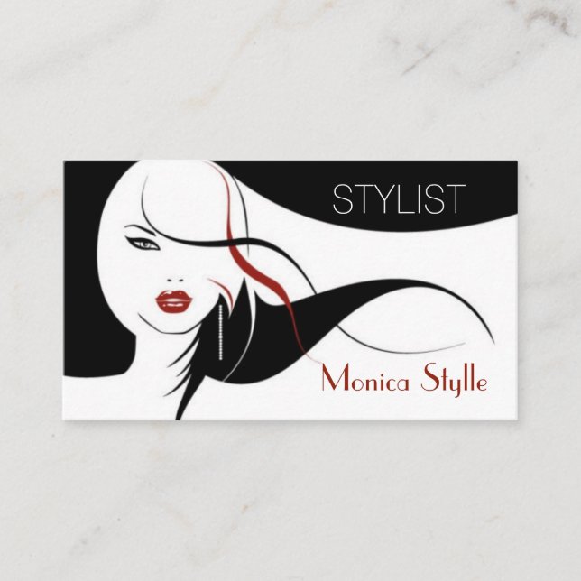 Hair, Beauty Salon, Cosmetologist , Spa Business Card (Front)