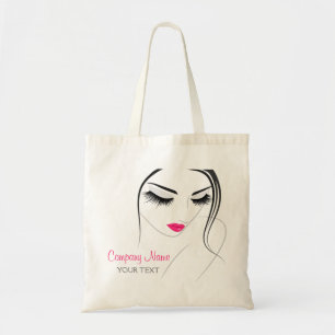 Hair & Beauty salon female lashes Tote Bag