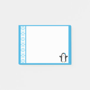 Hair Bow Penguin Post-it Notes