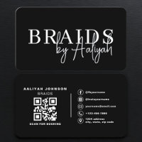 Hair Braiding Booking QR Code