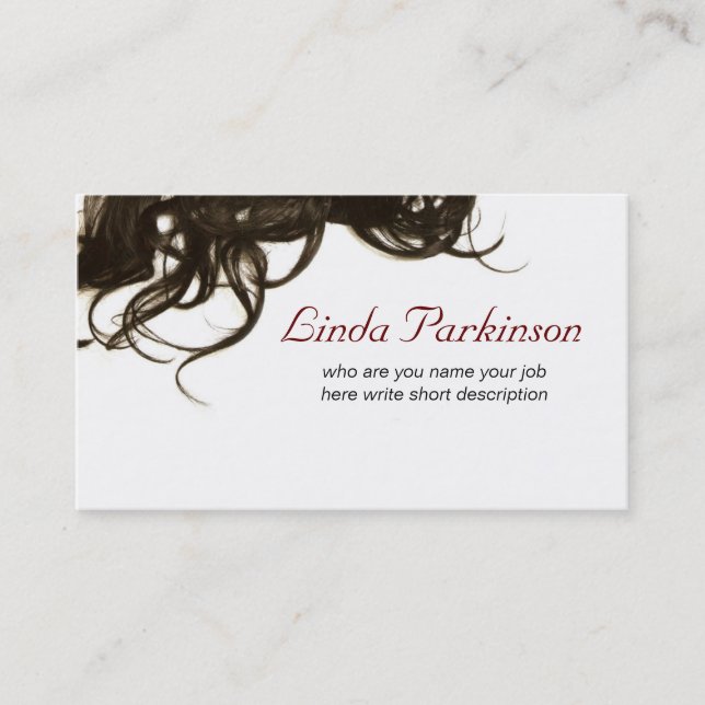 hair business card (Front)