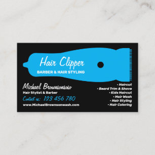Hair Clipper Barber MEN'S GROOMING Business Card