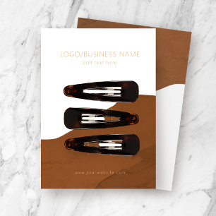 Hair Clips Accessories Display Card