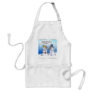 Hair Club For Snowmen Funny Christmas Standard Apron