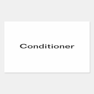 Hair Conditioner Labels/ Rectangular Sticker