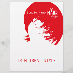 Hair Design 1 - Flyer, Pricing Flyer