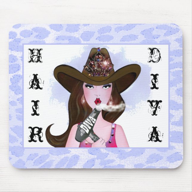 Hair DIVA Mouse Pad (Front)