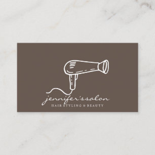 Hair Dresser Salon Stylist Business Card