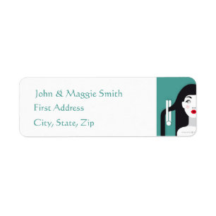 Hair Dresser Stylist Beauty Salon Spa Return Address Label