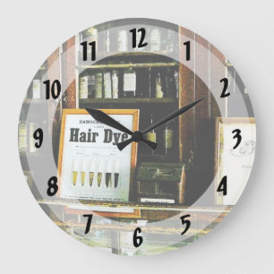 Hair Dye Large Clock