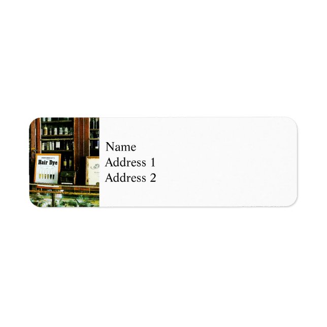Hair Dye Return Address Label (Front)