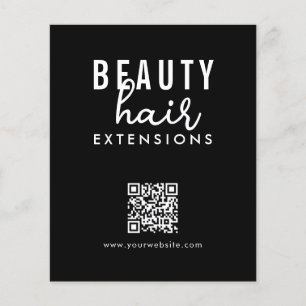 Hair Extensions  Wig Order Form Hair Branding  Flyer