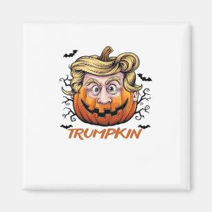 Hair Funny Pumpkin Halloween Boo - Political Humou Magnet