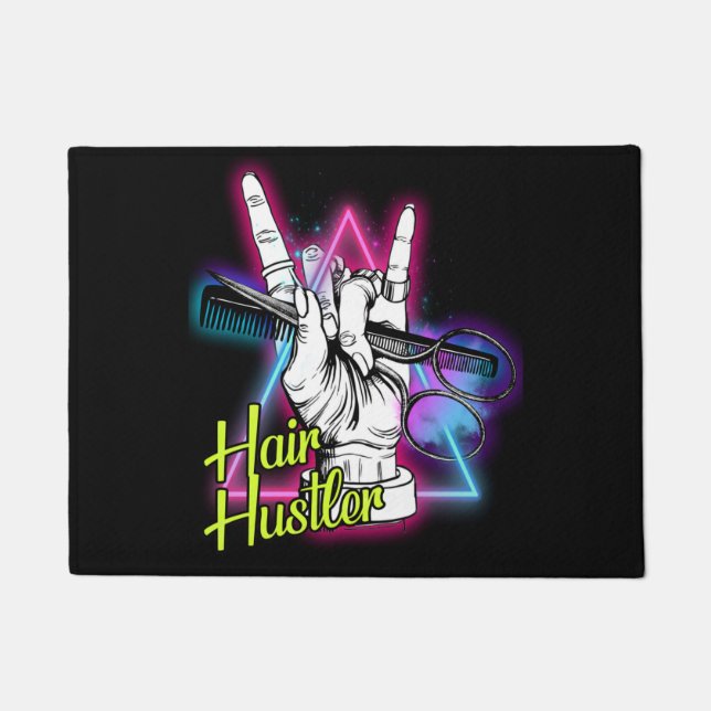 Hair Hustler Doormat (Front)