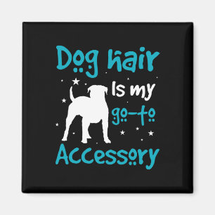 Hair Is Go-to Accessory - American Bulldog  Magnet