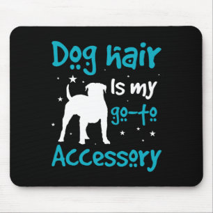 Hair Is Go-to Accessory - American Bulldog Mouse Pad