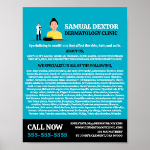 Hair Loss, Dermatologist, Dermatology Clinic Poster