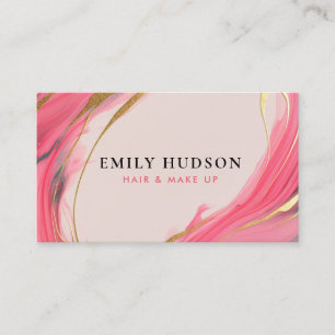 Hair Make Up Artist Beauty Business Card