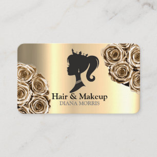 Hair Makeup Artist Salon Business Card