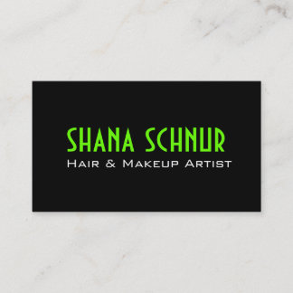 Hair & Makeup Business Card