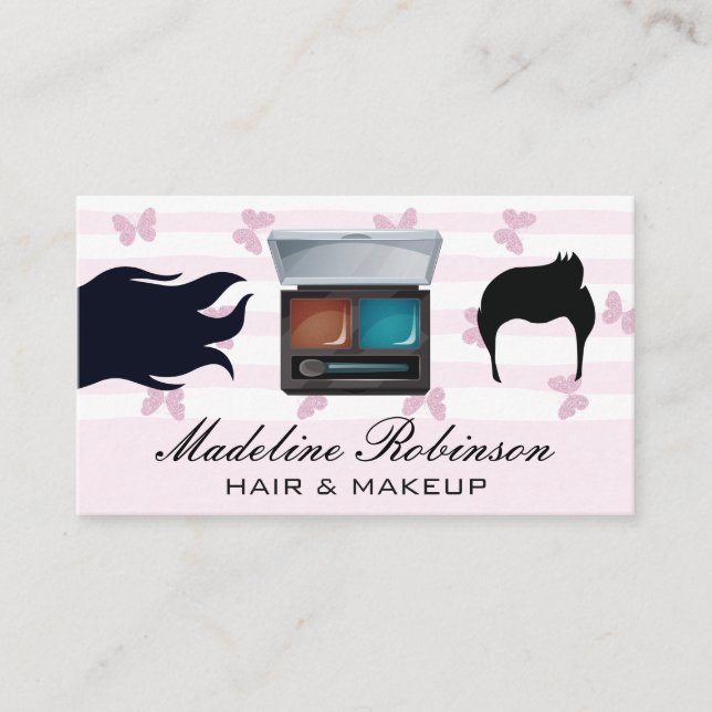 Hair | Makeup Tools Business Card (Front)