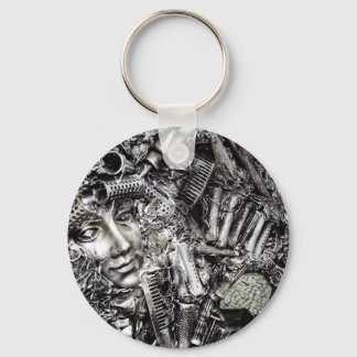 hair monster key ring