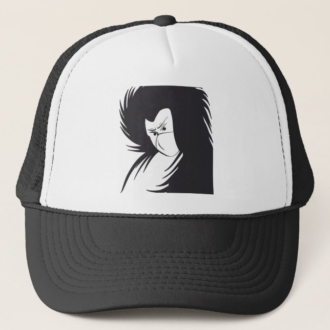 Hair Ninja Trucker Hat (Front)