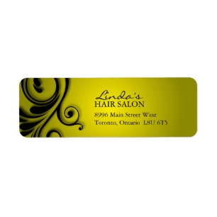 Hair Salon Address Labels