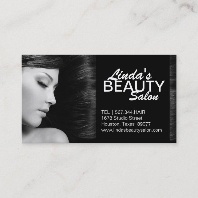 HAIR SALON AND SPA BUSINESS CARD (Front)