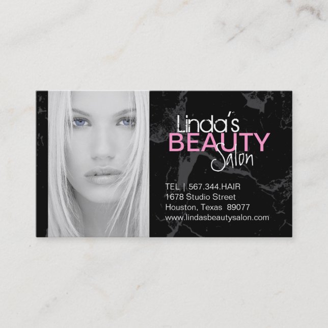 HAIR SALON AND SPA BUSINESS CARD (Front)