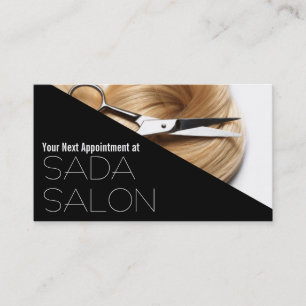 Hair Salon Beauty Spa Appointment Card
