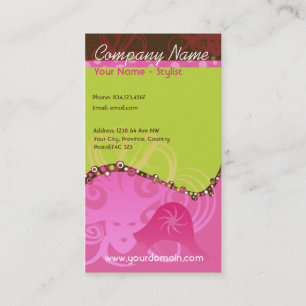 hair salon business card