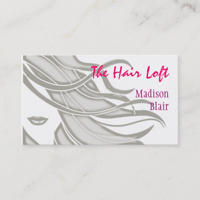 Hair Salon Business Card (Front)
