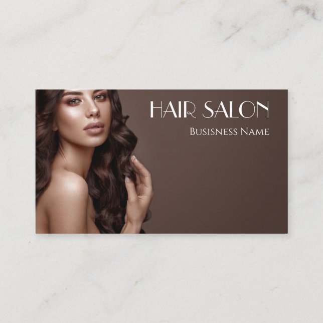 Hair Salon Business Card (Front)