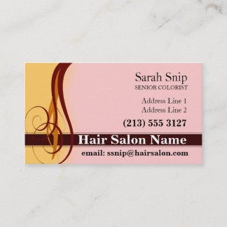 Hair Salon Business Card