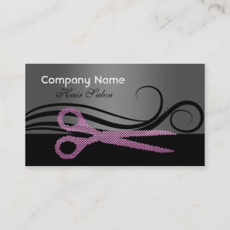 Hair salon business card and appointment card