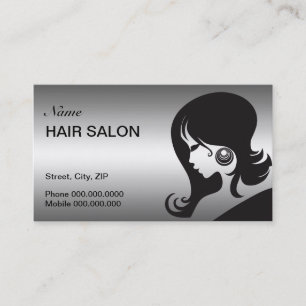 Hair Salon Business Card - choose your colour