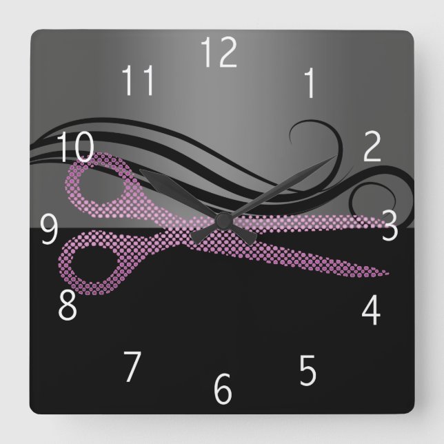 hair salon clock (Front)