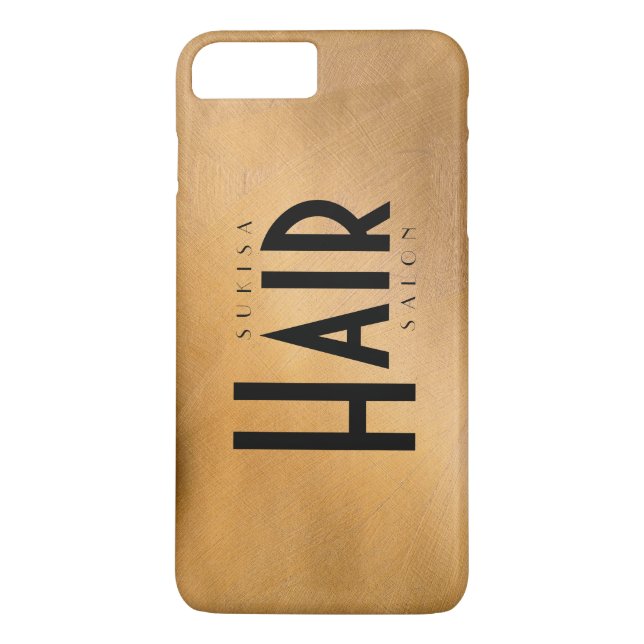 Hair Salon Copper Metallic Case-Mate iPhone Case (Back)